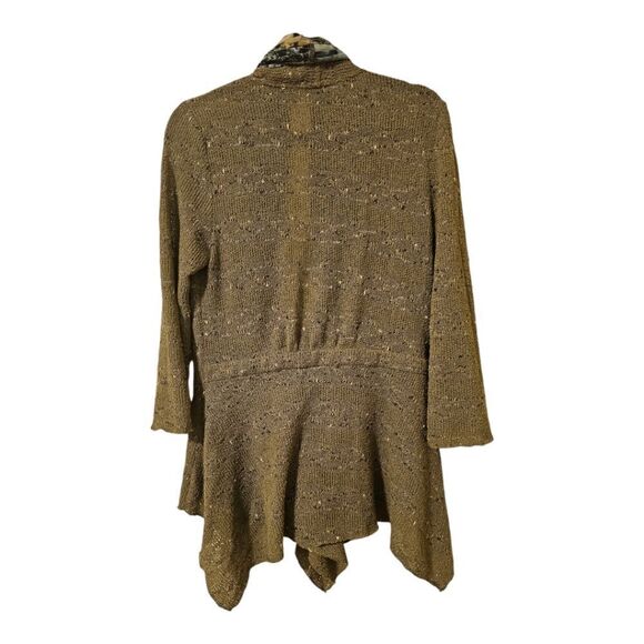 ALBERTO MAKALI Scarf Shawl Sweater Cardigan - Size Large - Picture 2 of 9